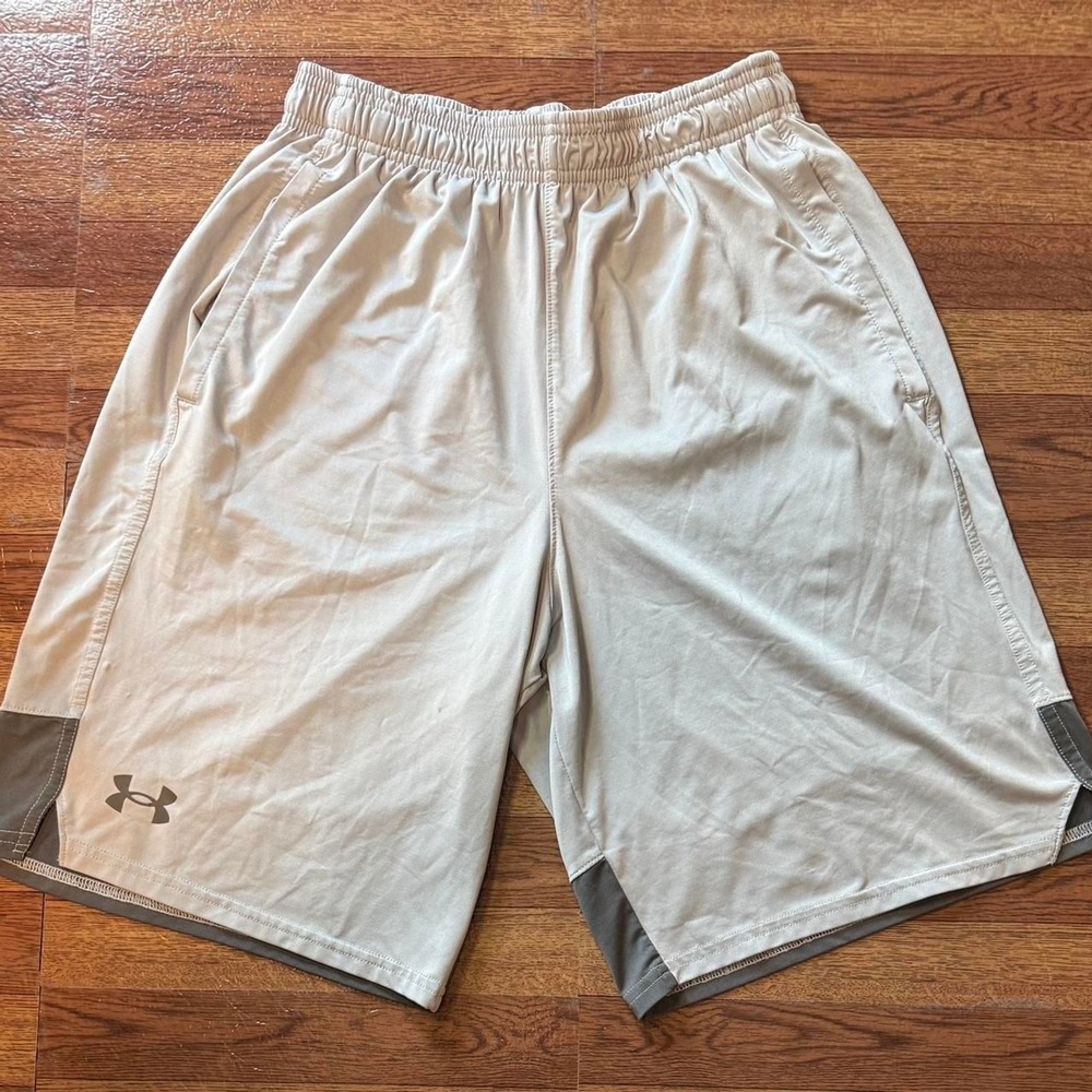 Under Armour Grey Retro Sportswear Running Shorts‎ small